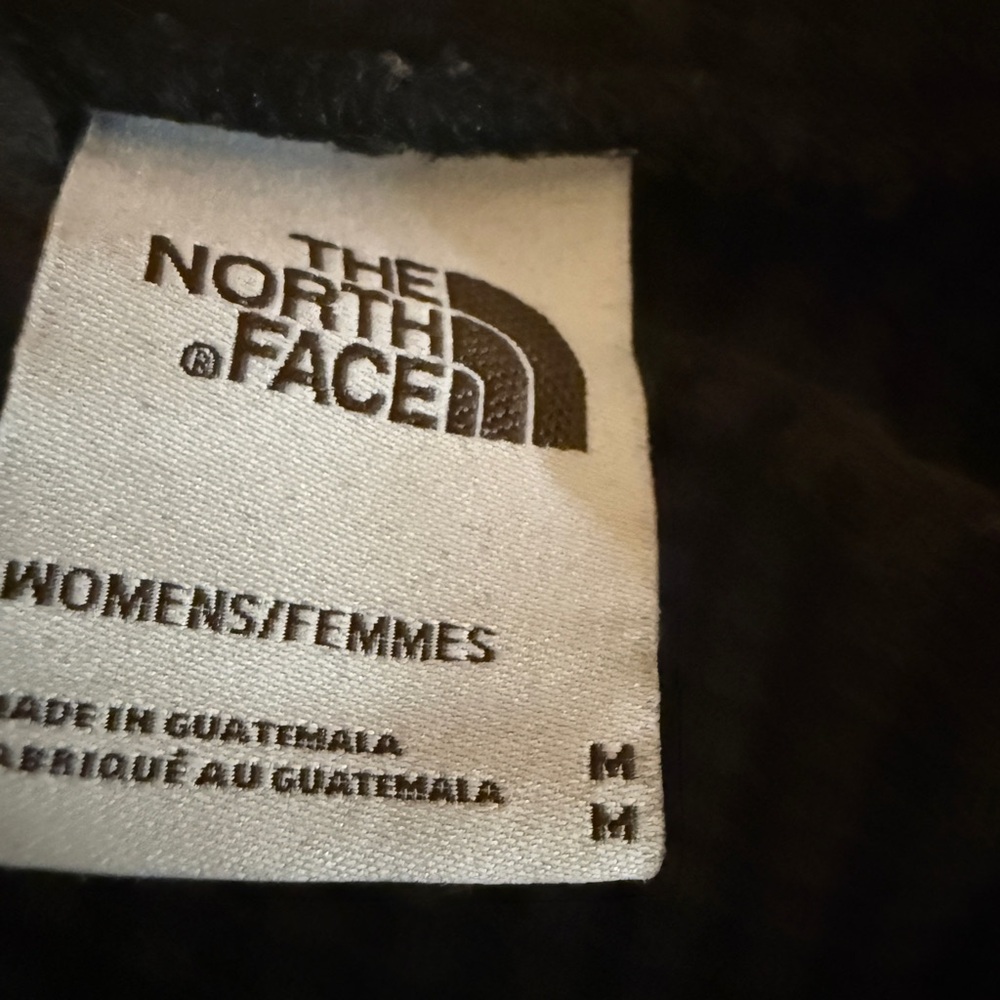 The North Face Black Waffle Knit Mock Neck Sweatshirt M - Picture 9 of 16